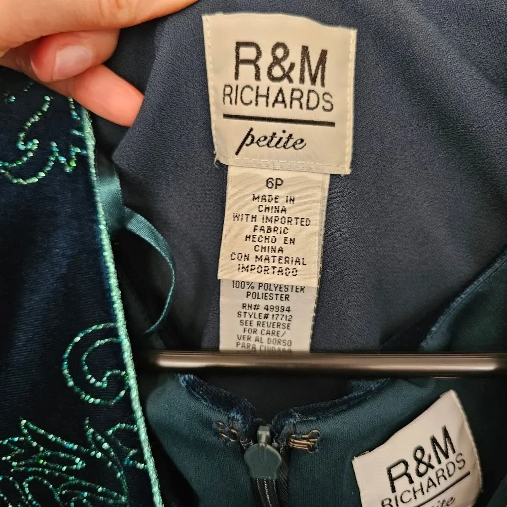 R&M Richards vintage velvet